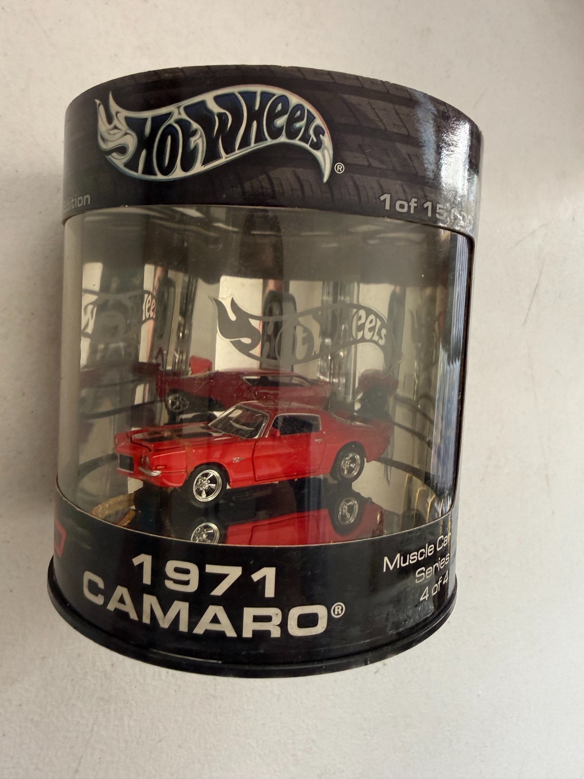 Hot Wheels Oil Can Muscle Car Series Red 1971 Camaro Limited Edition BQ4