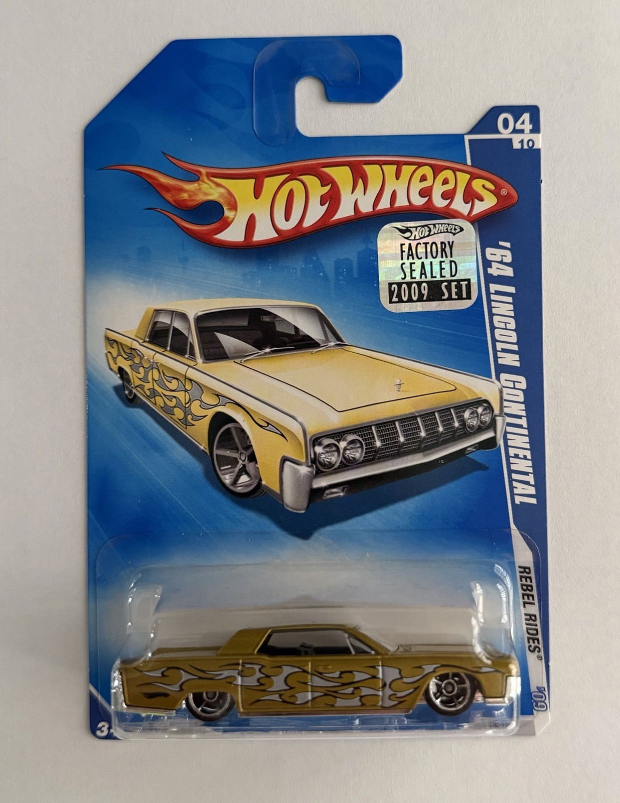 Hot Wheels 2009 Master Set, ’64 Lincoln Continental, 2 Colors in protectors