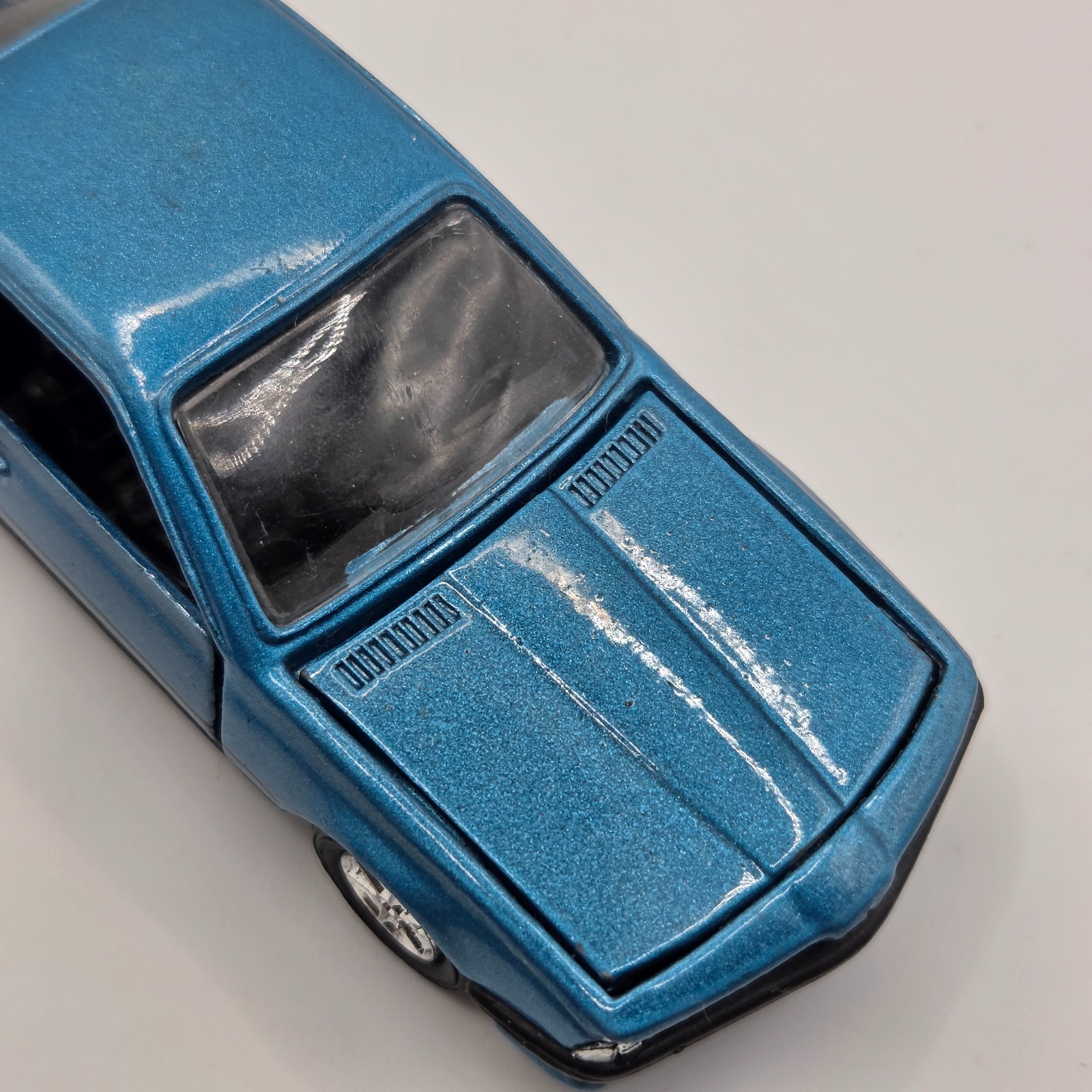 Vintage Sunnyside SS-907 BMW 635 CSi 1/41 Diecast Pull-Back Car Blue WORKS