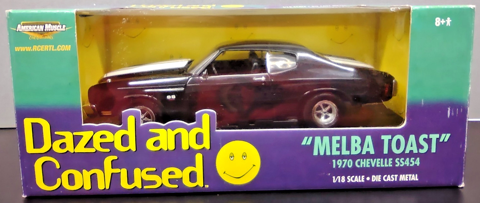 ERTL AMERICAN MUSCLE 1970 CHEVELLE SS 454 DAZED AND CONFUSED 1:18 DIE CAST