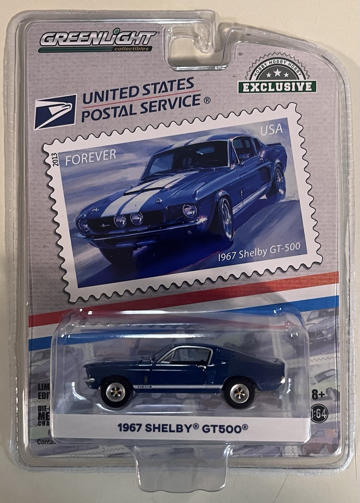 Greenlight 1967 Ford Shelby GT500 United States Postal Service Limited Edition
