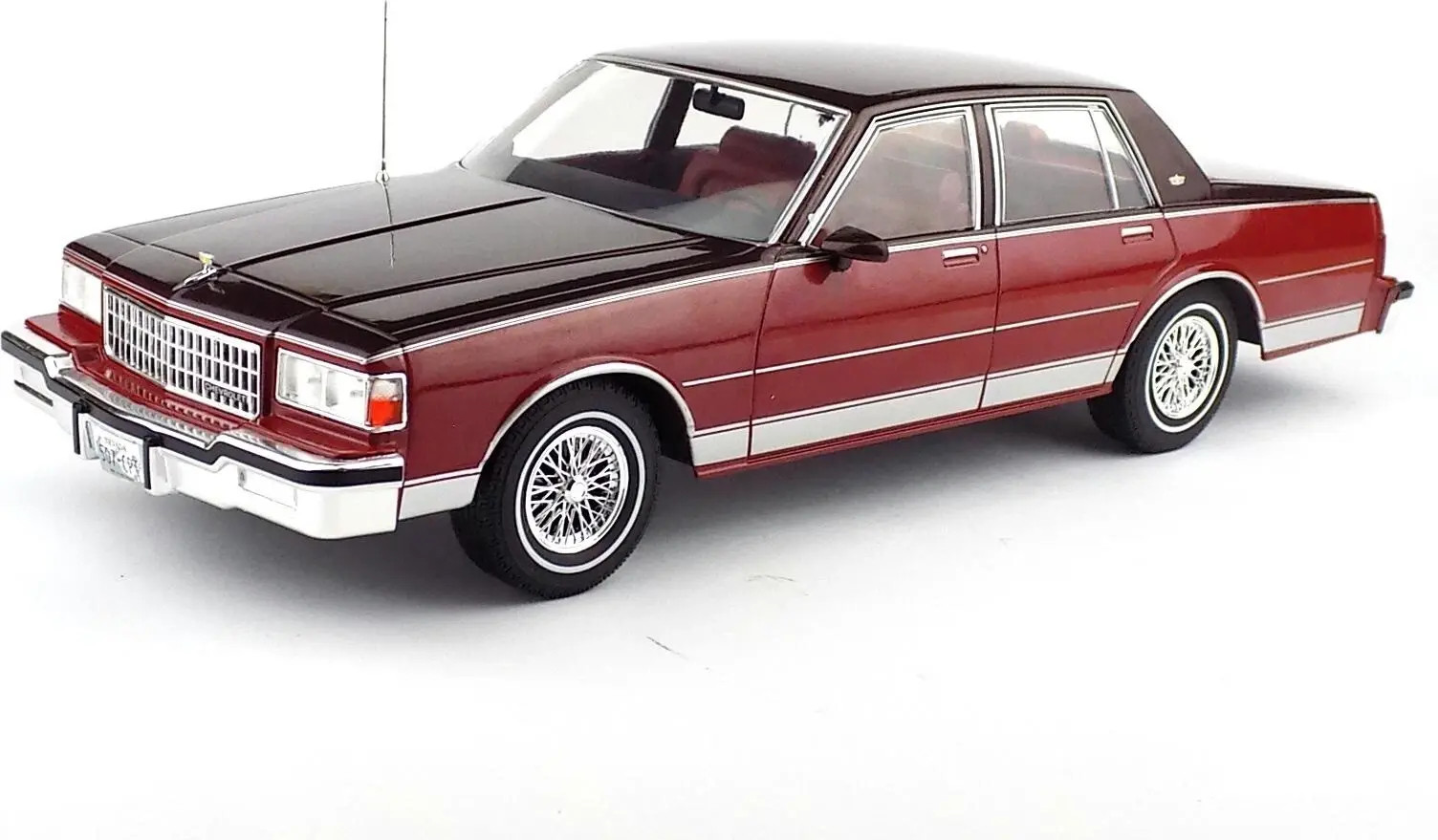 1987 Chevrolet Caprice Dark Red in 1:18 scale by MCG
