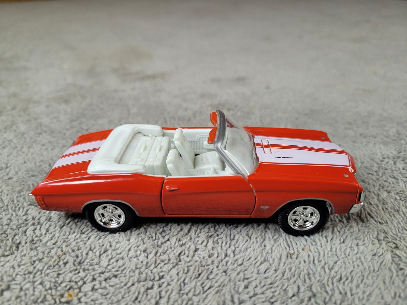 1971 Chevrolet Chevelle SS 454 Convertible Orange 1:38 Diecast Welly