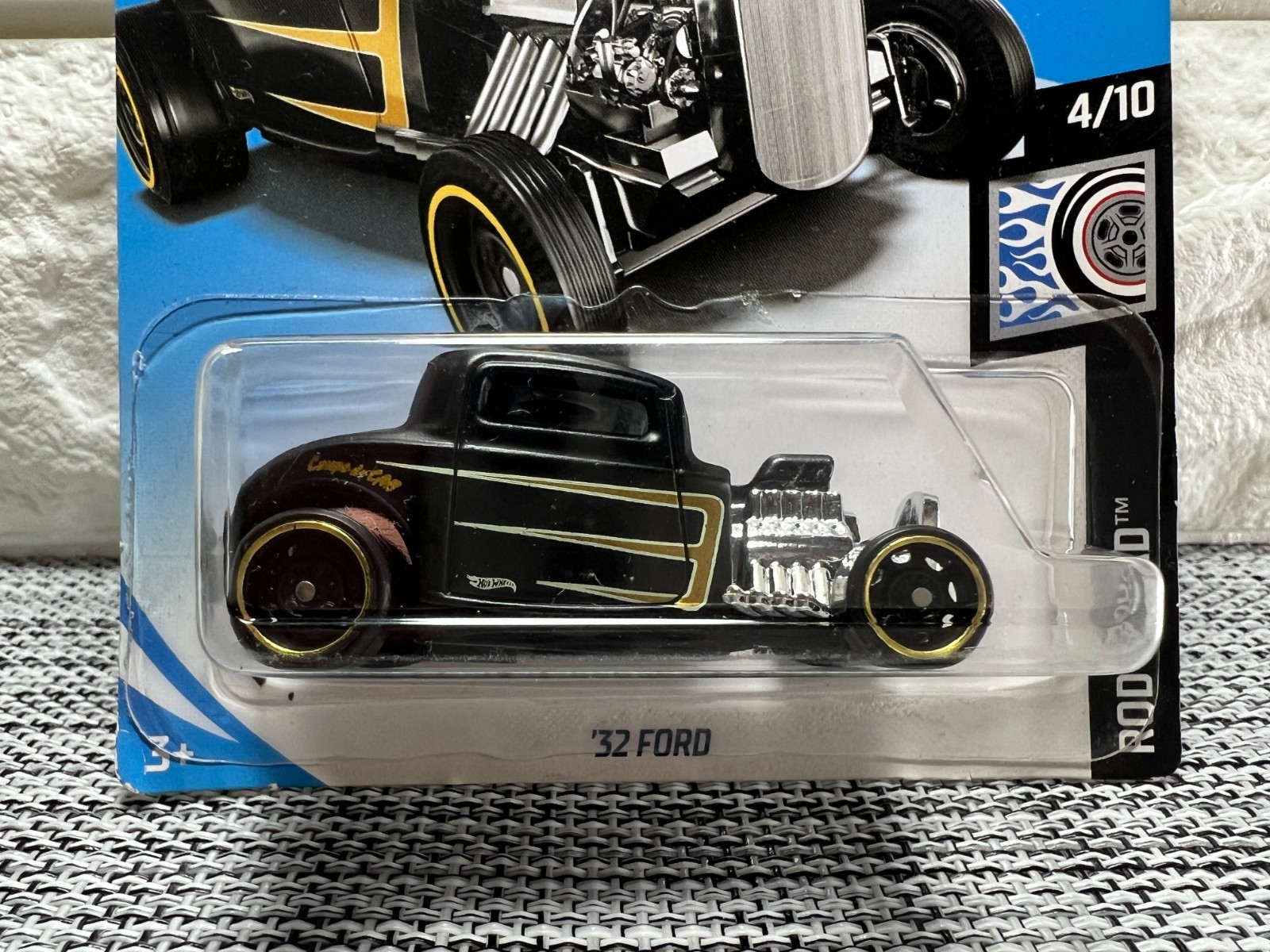 Hot Wheels Rod Squad 4/10 ’32 Ford 105/250 Black