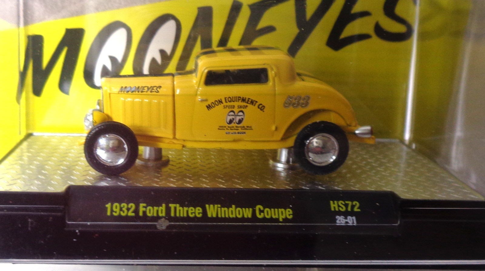 Mooneyes 1932 Ford 3-Window Coupe Hobby Exclusive M2 HS72 Limited Edition 4,400