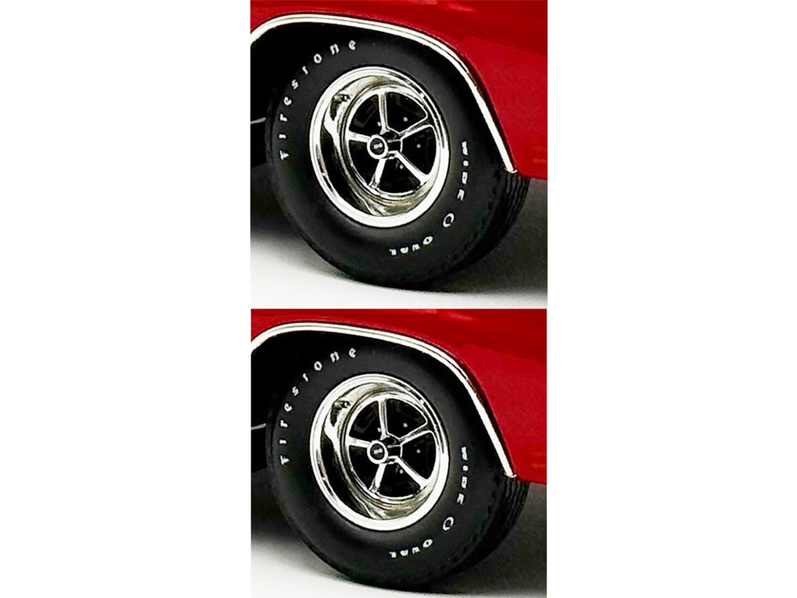 “SUPER SPORT” WHEEL & TIRE SET OF 4 PCS FOR 1/18 SCALE BY ACME A1805530W