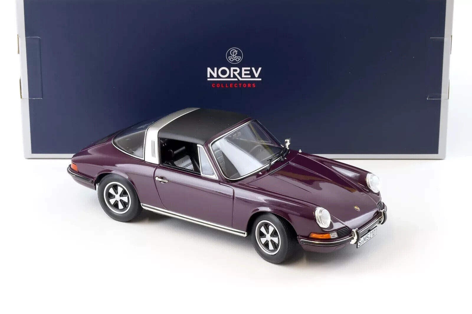 Norev 1971 Porsche 911 T Targa (Removable Top) Violet 1:18 187644