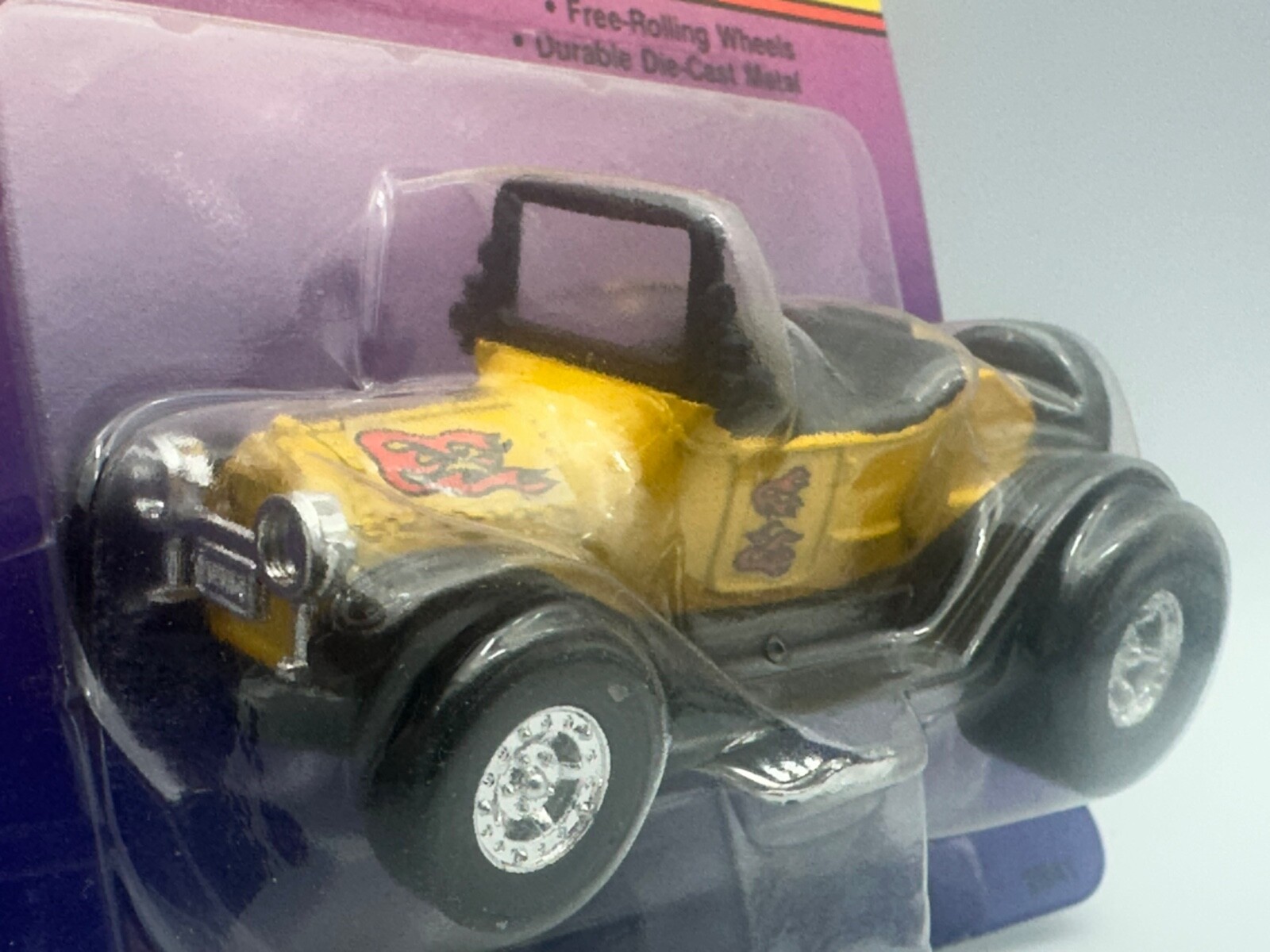 Ertl Hot Roddin’ 1914 Chevy Royal Mail Roadster, Yellow, 3 inches, New in Box