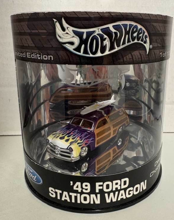 2003 Hot Wheels 1949 Ford Wagon Showcase Designer’s Choice Oil Can 1/15000