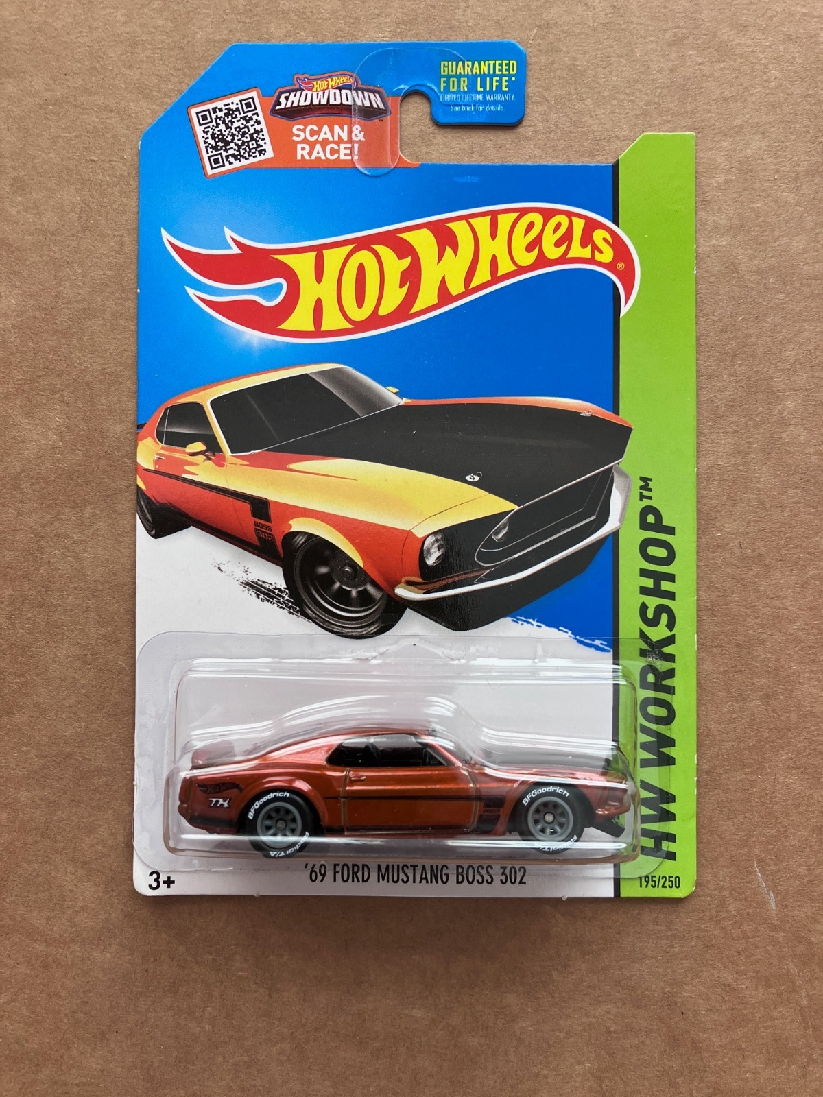 Hot Wheels HW Workshop Super Treasure Hunt ’69 Ford Mustang Boss 302 Copper