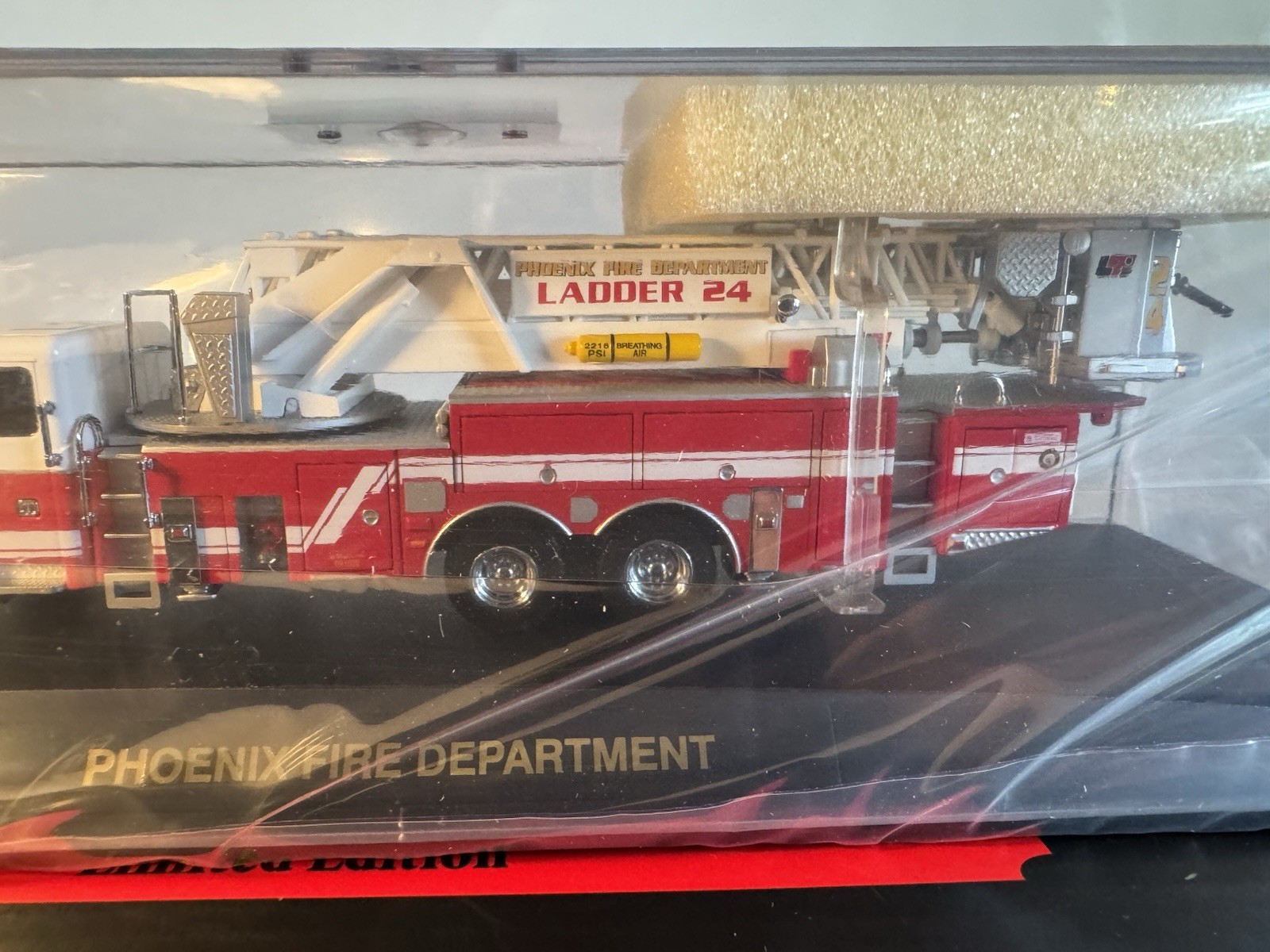 Code 3, 1:64 Die-Cast Phoenix Fire Dept American LaFrance Tower Ladder #12744 MB