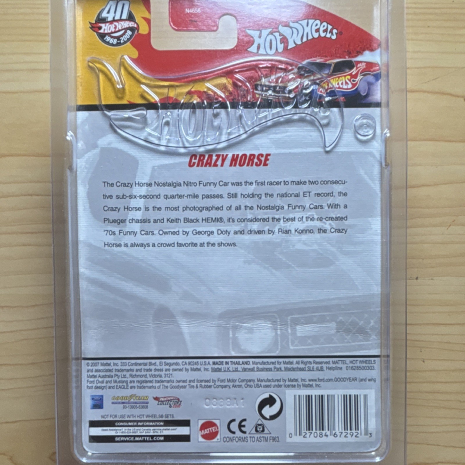 Hot Wheels 40th Anniversary Crazy Horse