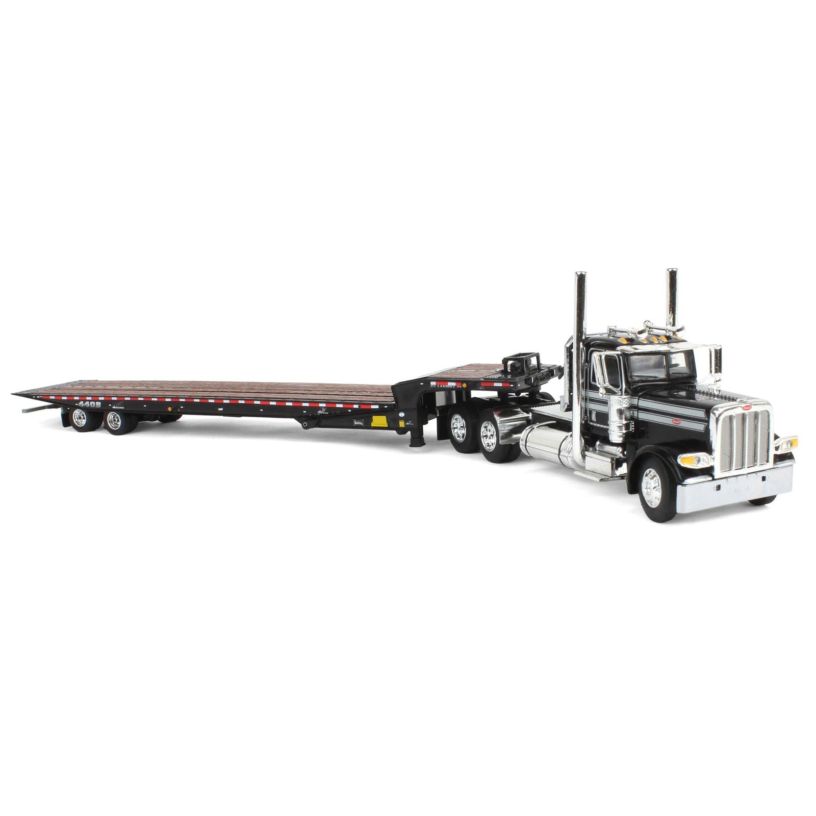 DCP 1/64 Peterbilt 389 Day Cab Landoll 440B Traveling Axle Trailer 60-1980