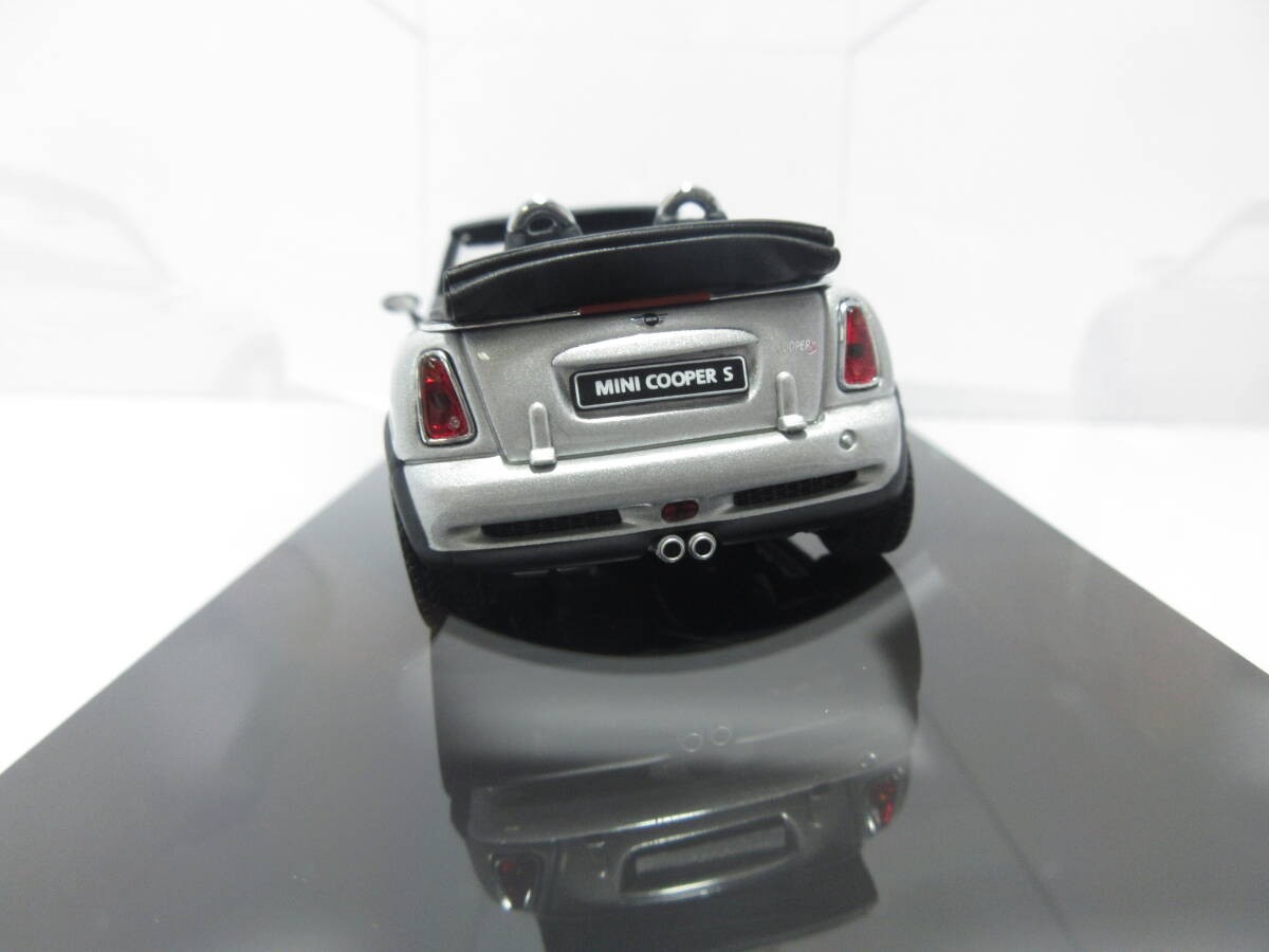 Mini car 1/43 Auto Art MINI Mini Cooper S Cabrio Cabrio Convertible Silver