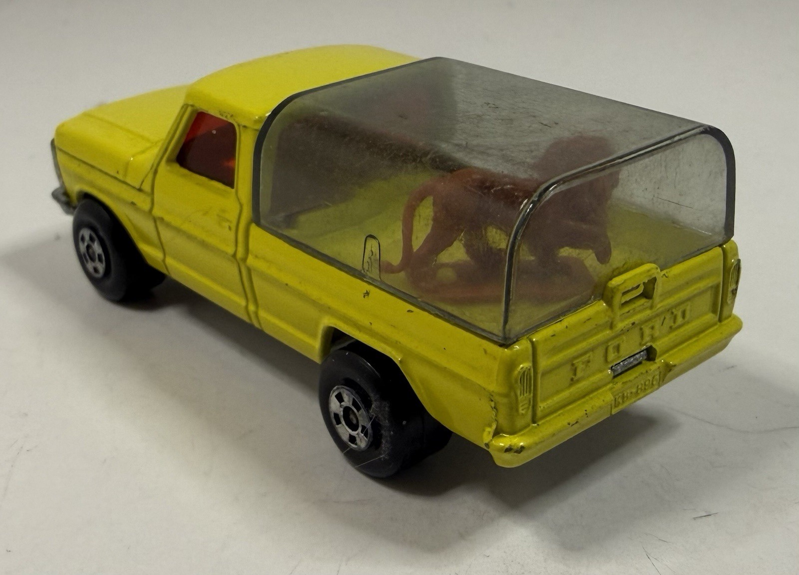 Lesney Matchbox 1973 Superfast No. 57 Wild Life Truck 1:64 Yellow Rolamatics