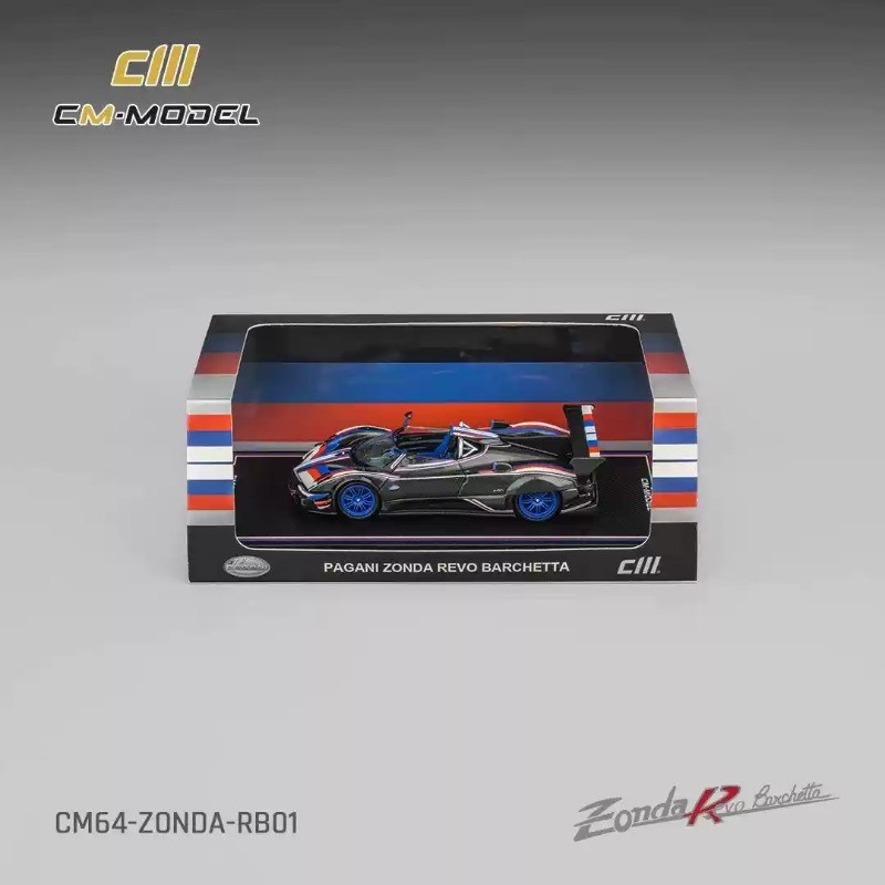 CM 1:64 Pagani Zonda Revo Barchetta Roadster 1 of 1 Diecast Model – High-quality