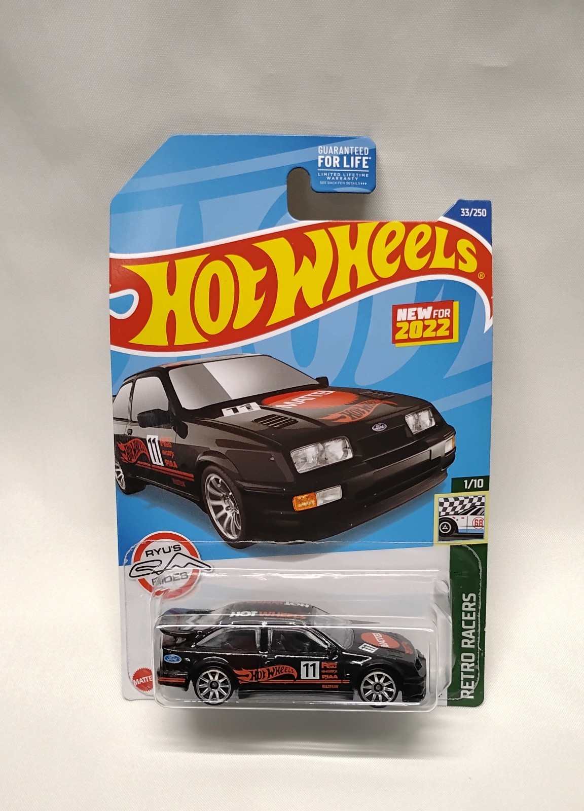 Hot Wheels Mainline ’87 Ford Sierra Cosworth Silver, Black, Red, & Pink Lot of 4