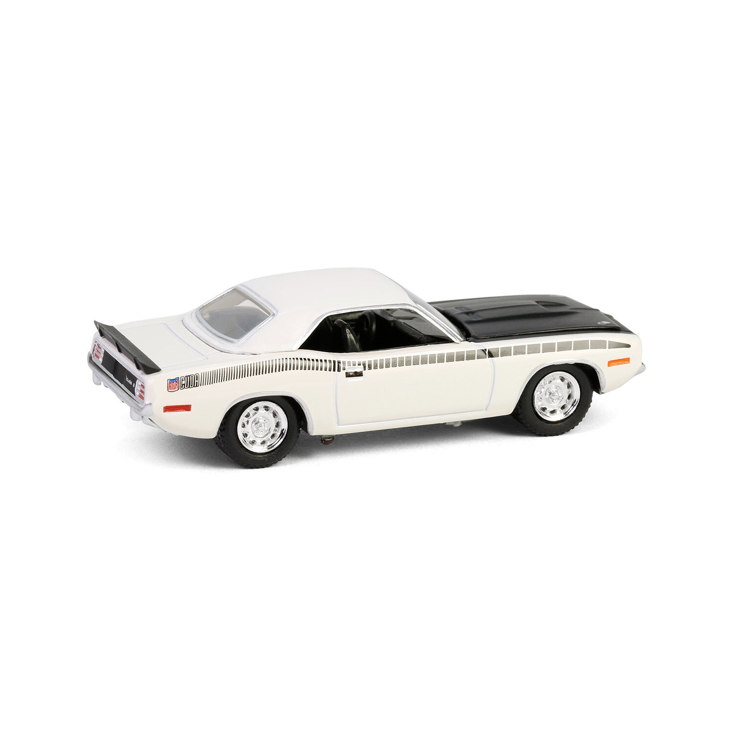 1970 Plymouth AAR ‘Cuda – White Diecast 1:64 Scale Model – Greenlight 13360C