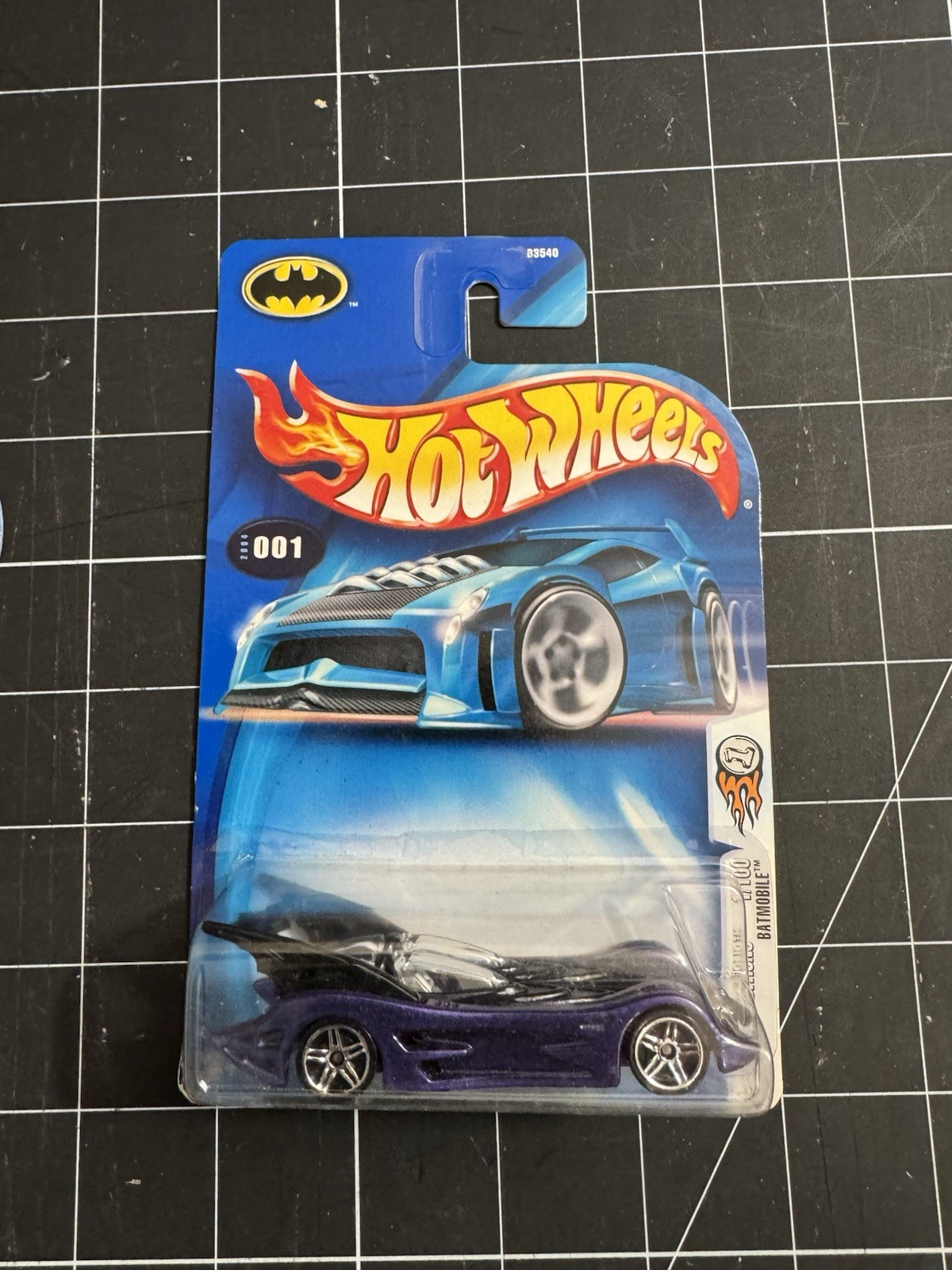 Hot Wheels 2004 First Editions #001 and #031 Batmobile Cars