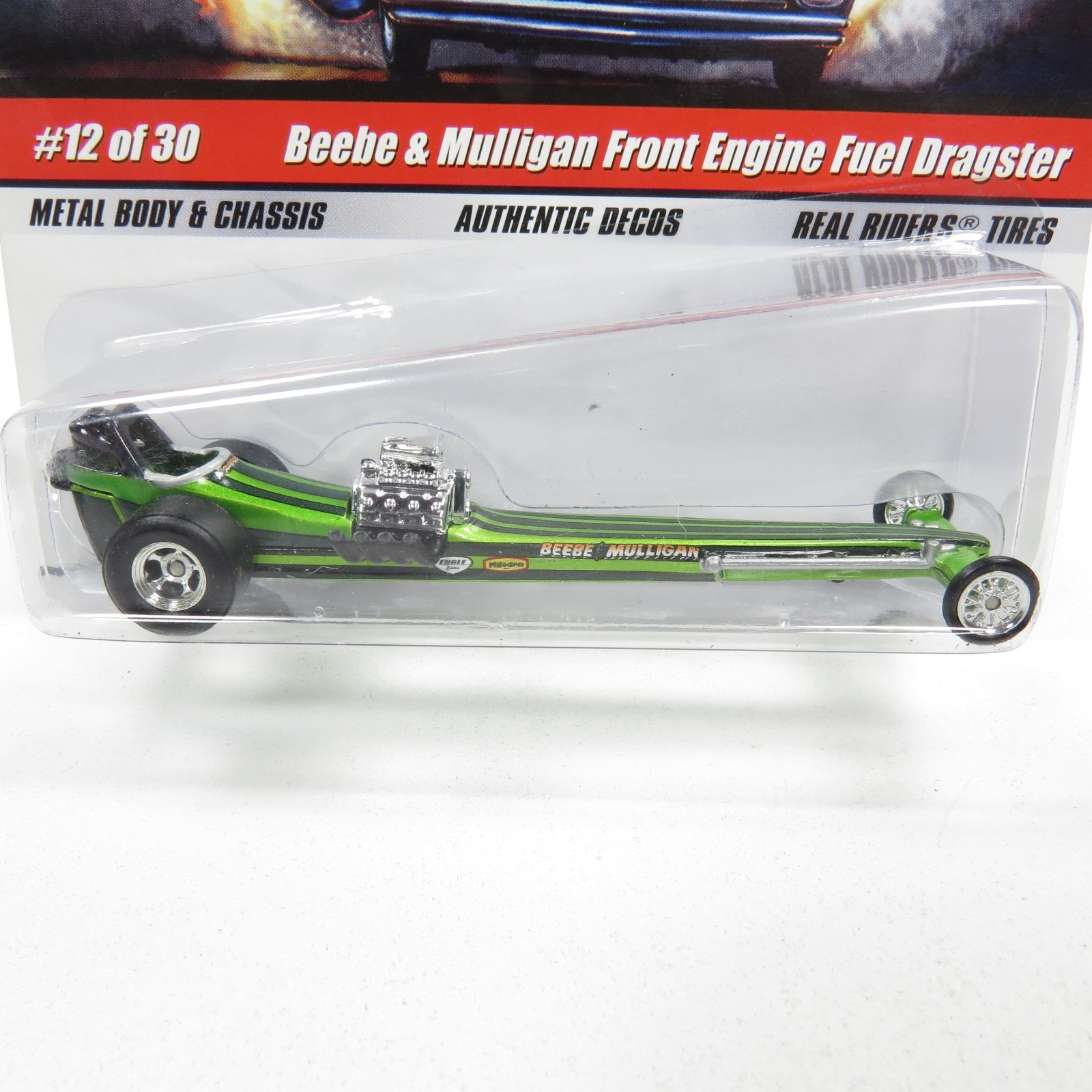 Hot Wheels Beebe & Mulligan Front Engine Fuel Dragster #12 of 30 2008 NEW