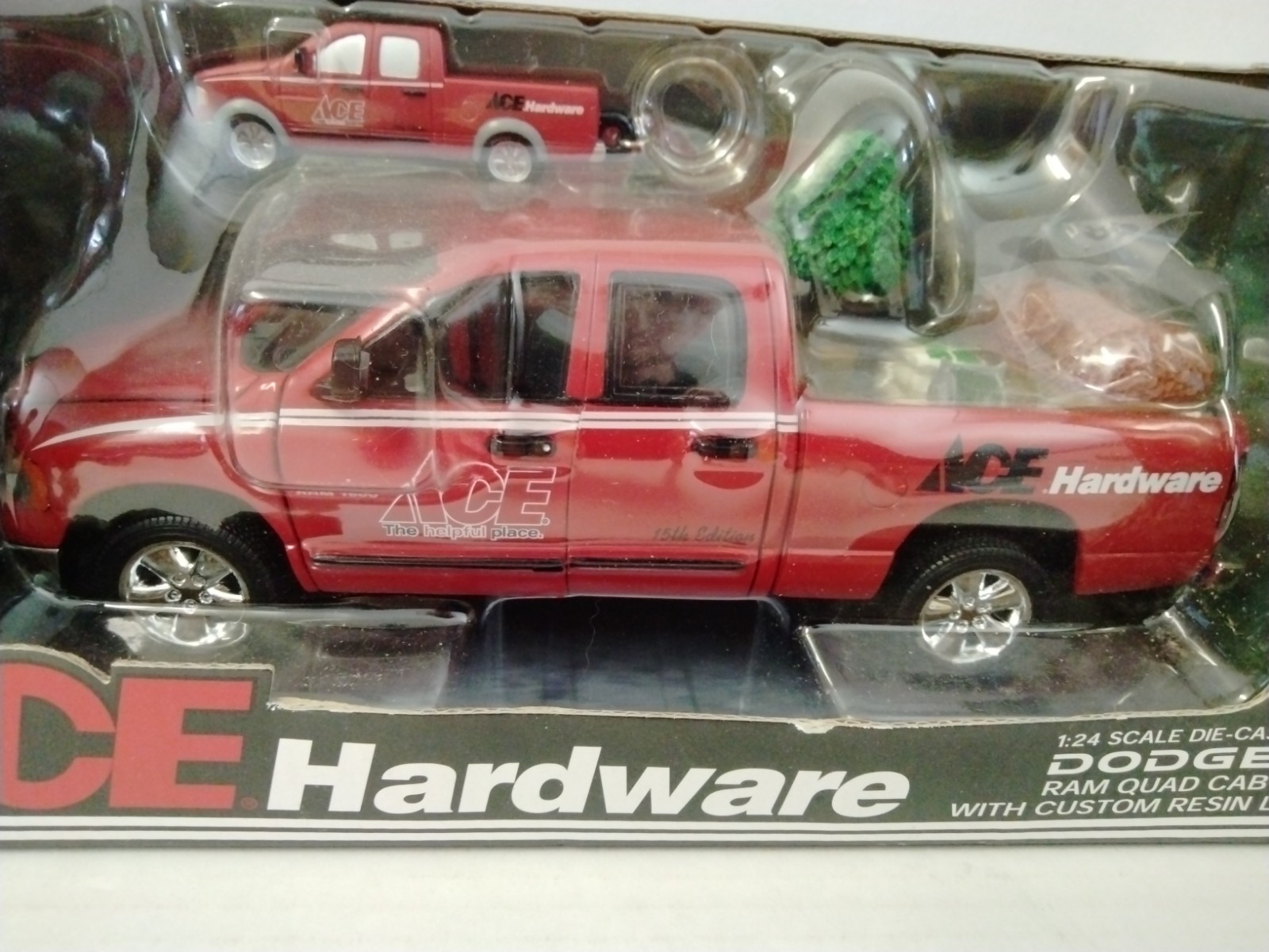 Racing Champions Ace Hardware Dodge Ram Quad Cab 1:24 Diecast 15th Edition NEW
