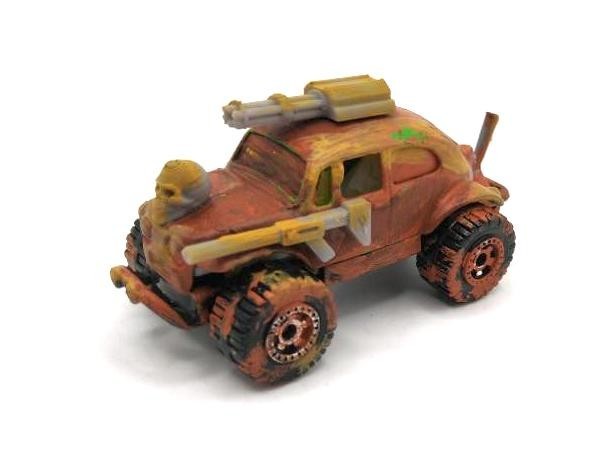 Custom Mad Max Zombie War Wasteland Road Warrior Truck 1/64 Hot Wheels Vehicle