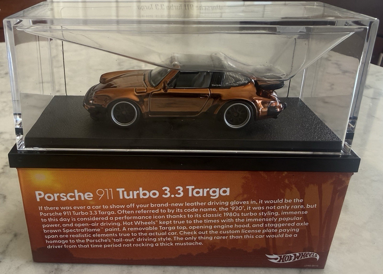 Hot Wheels RLC Exclusive 1988 Porsche 911 Turbo 3.3 Targa Bronze