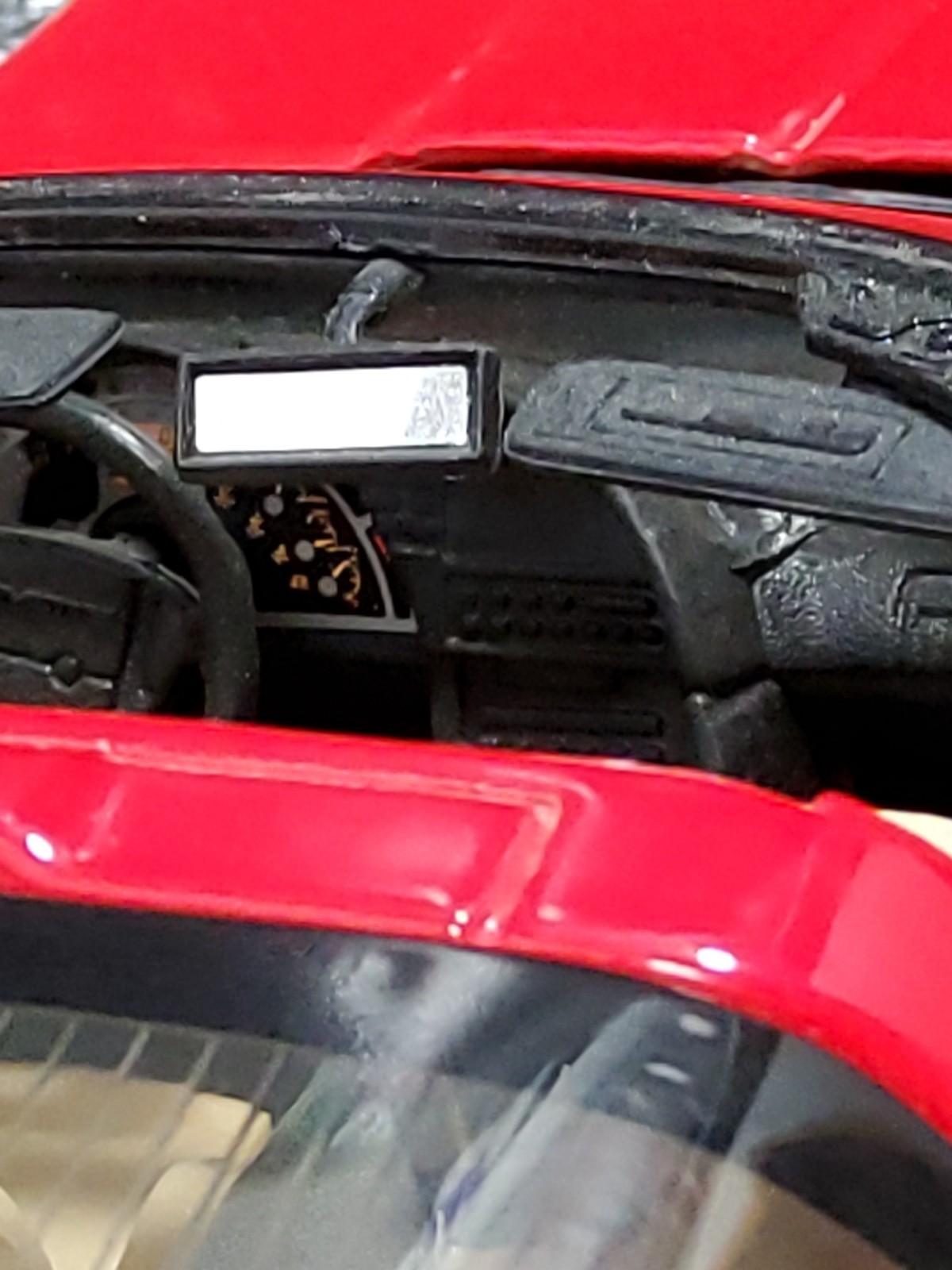 1992 Chevrolet Corvette, Maisto Red No Box Very Dusty 1/18 Scale