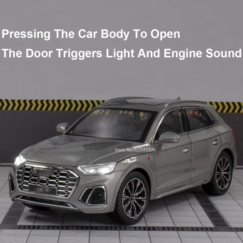 1:24 AUDI Q5 SUV Alloy Car Model Diecast & Toy Vehicle Metal Childrens Gift Kids