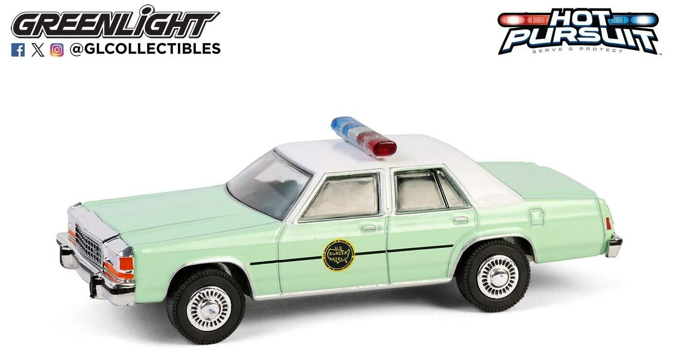 GREENLIGHT 1:64 HOT PURSUIT SPECIAL EDITION US CUSTOMS & BORDER PATROL 6PC 43035