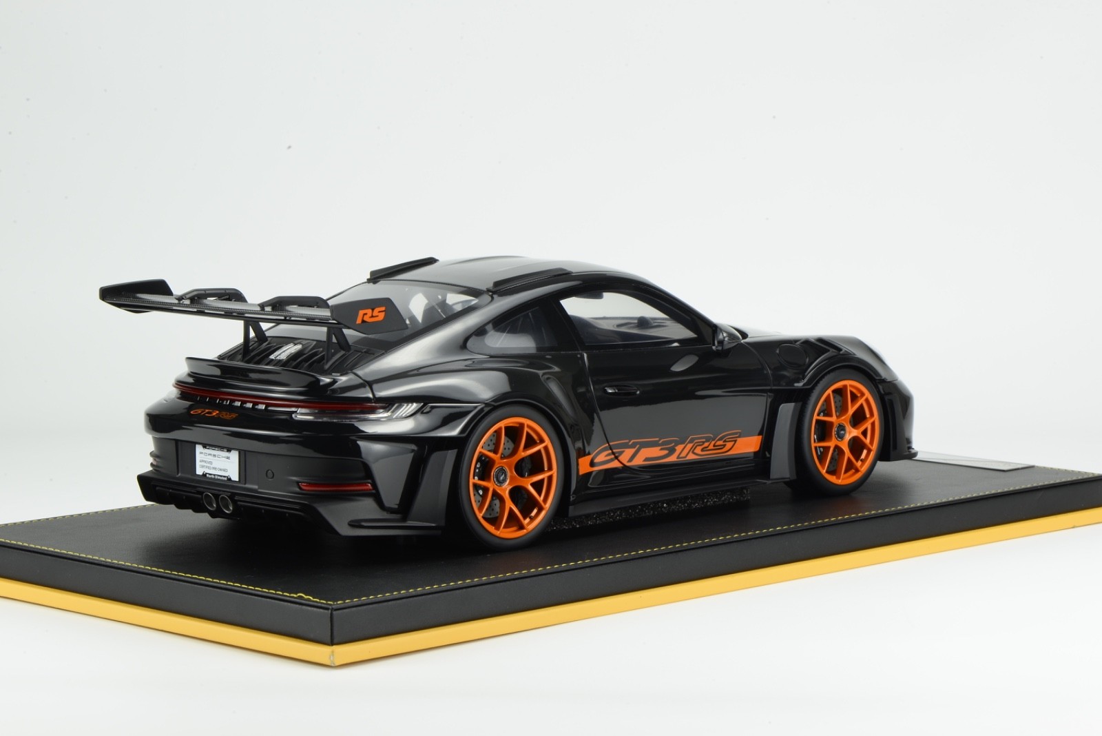 1/12 scale IVY model of Porsche 911 GT3 RS Weissach 2022 Black / Red 15 Pcs