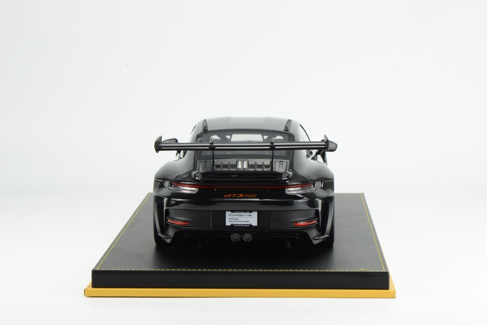 1/12 scale IVY model of Porsche 911 GT3 RS Weissach 2022 Black / Red 15 Pcs