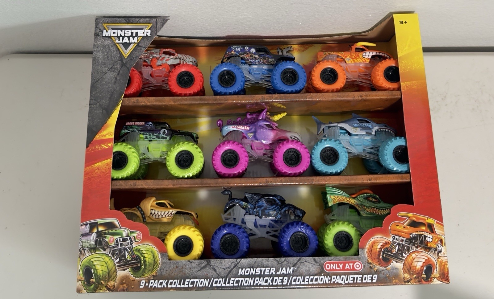 Spin Master Monster Jam 1:64 Scale Trucks Collection 9 Pack