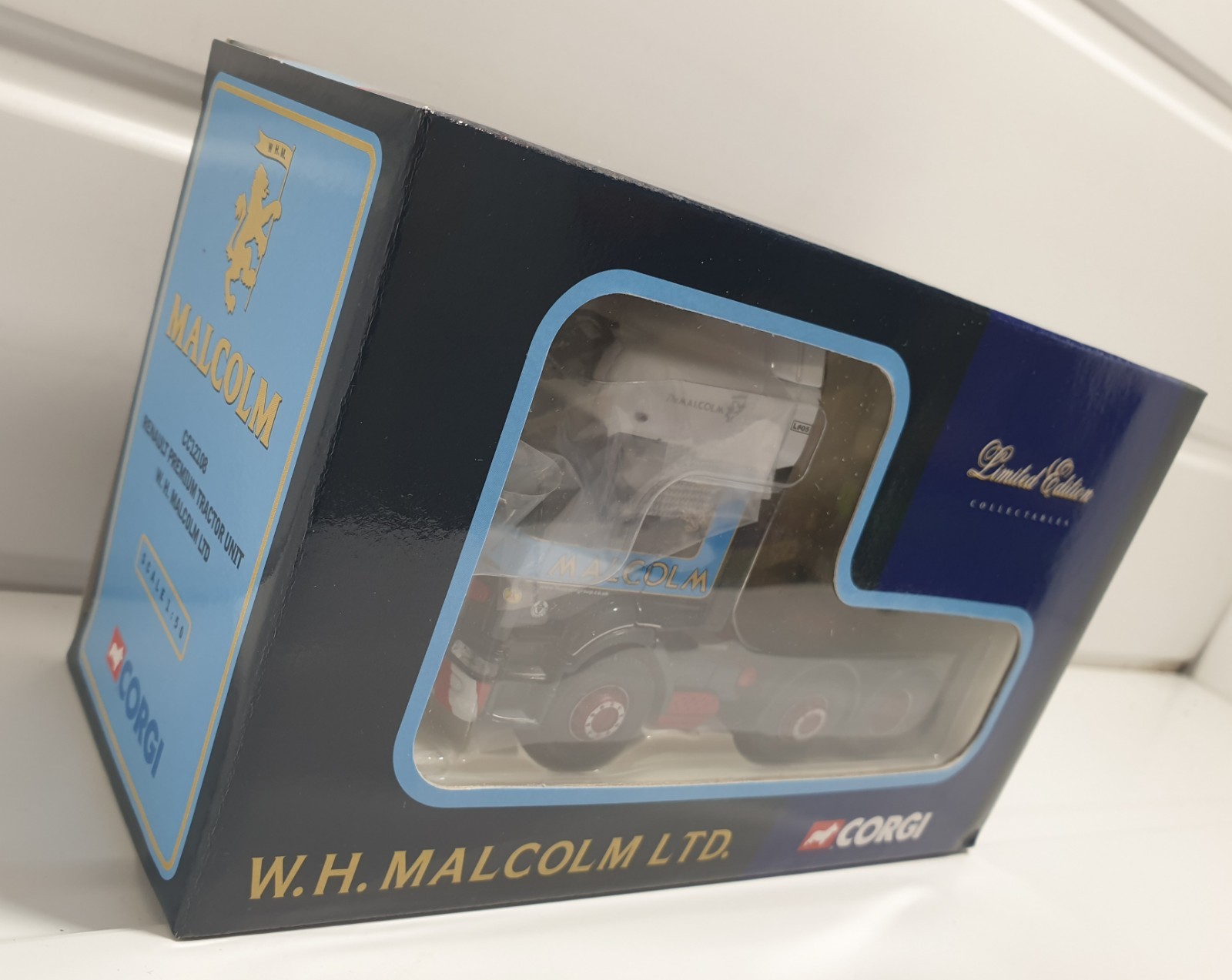 Y464. CORGI CC12108 RENAULT PREMIUM TRACTOR UNIT ‘ W.H. MALCOLM LTD ‘1:50