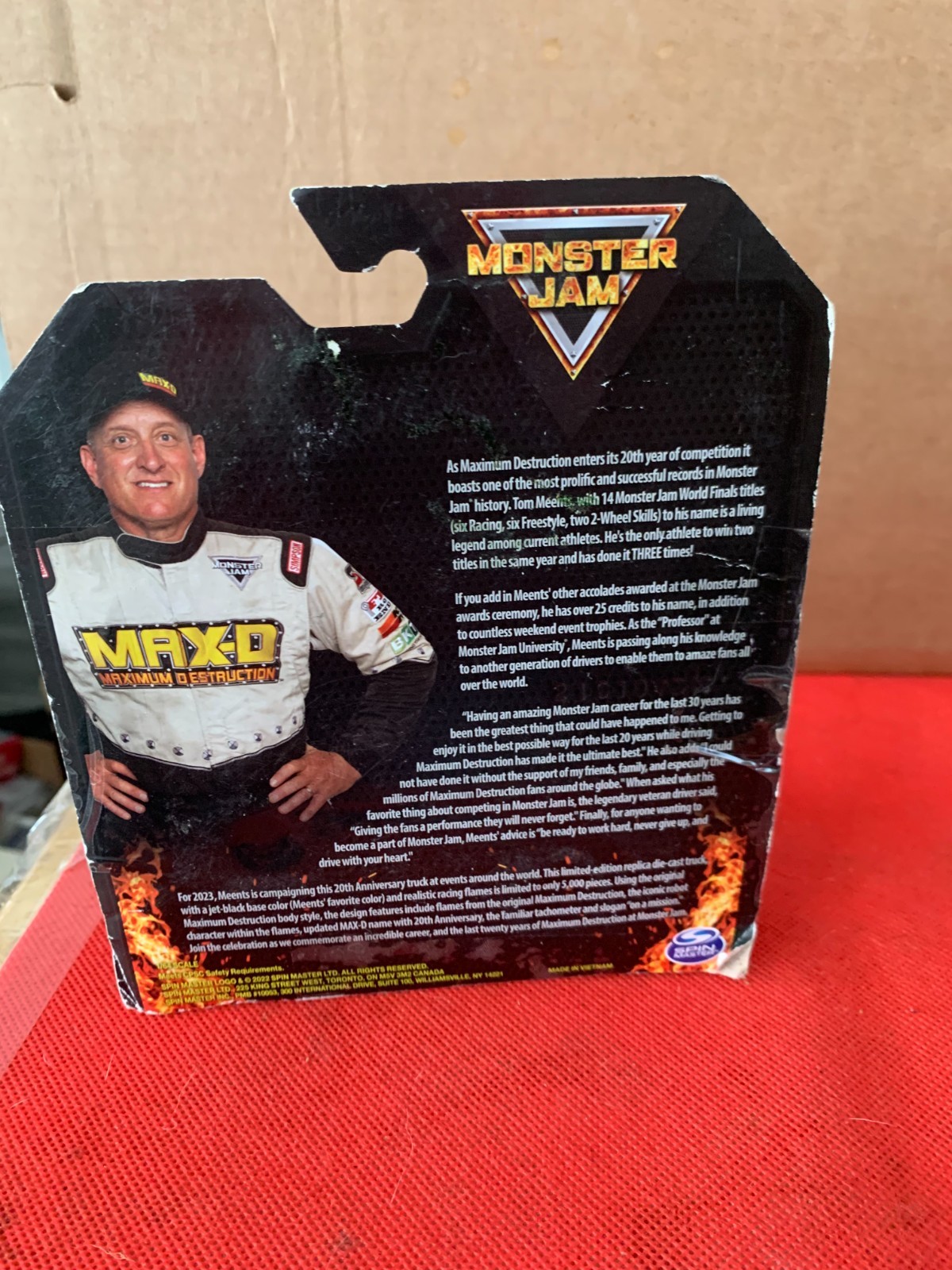 2023 Monster Jam Monster Truck MAX-D20TH ANNIVERSARY LIMITED 1/5000 MAX-D Read