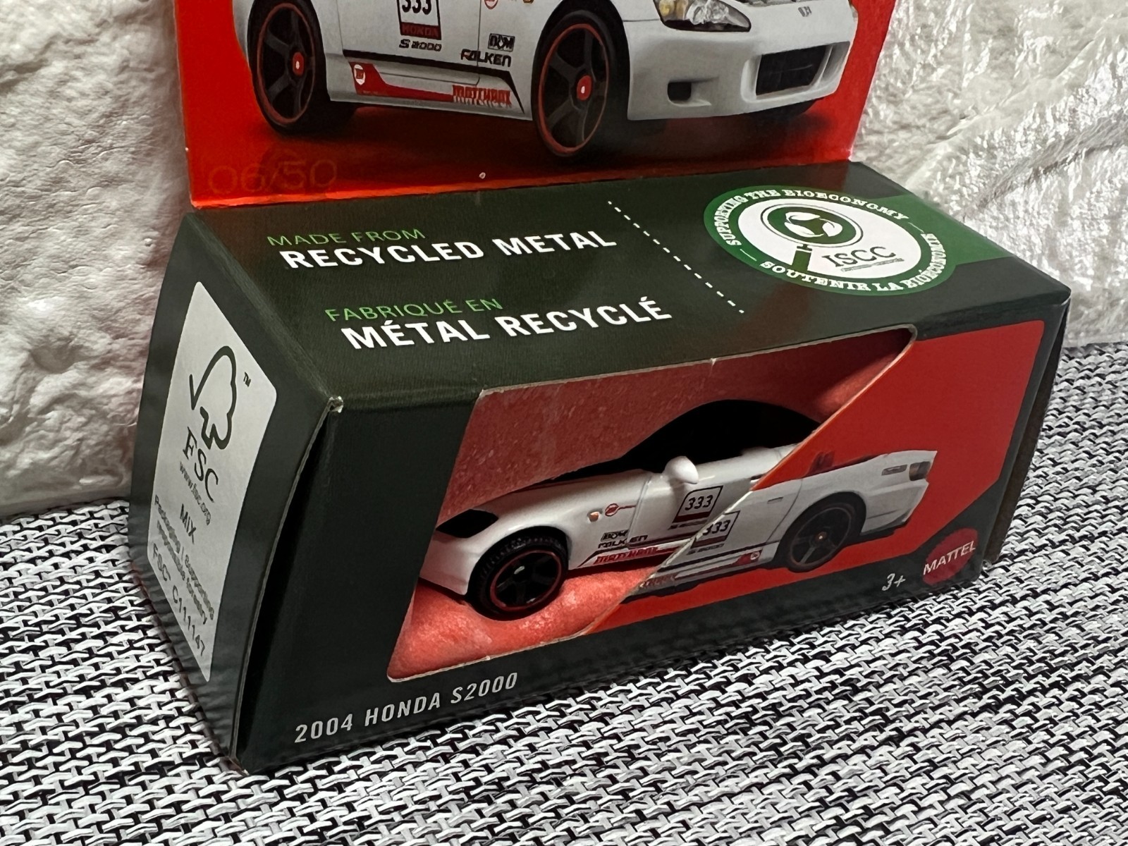 Matchbox Moving Parts 2004 Honda S2000 06/50 White