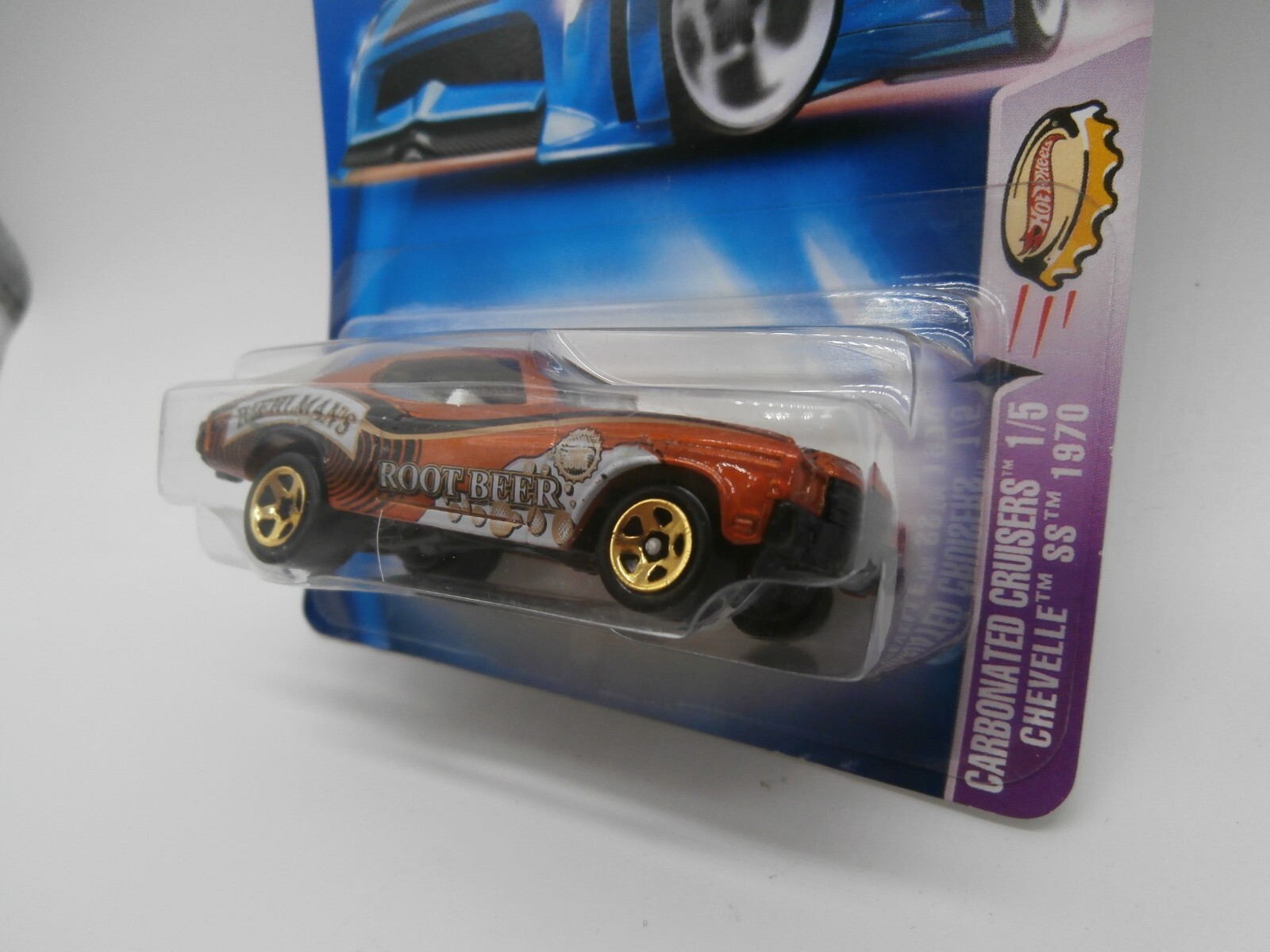 VTG 2003 Hot Wheels #85 “Carbonated Cruisers” 1/5 “CHEVELLE SS” 1970 Bronze