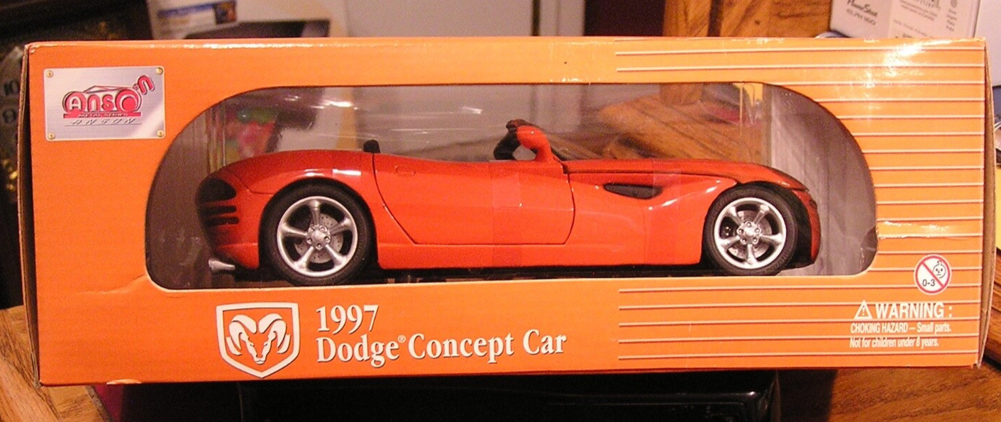 1997 Dodge Concept Car Convertible – Anson Collectibles 1:18 Die Cast