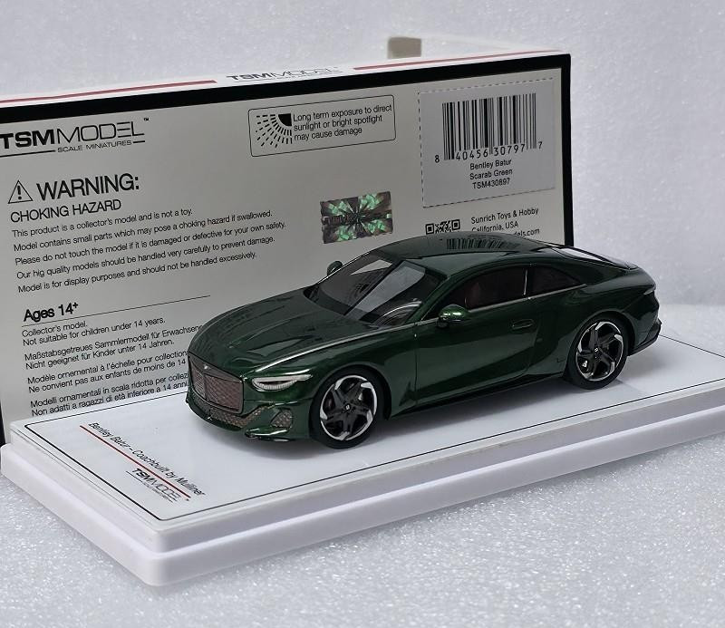 Bentley Batur Scarab Green TSM MODEL 1/43 #TSM430897