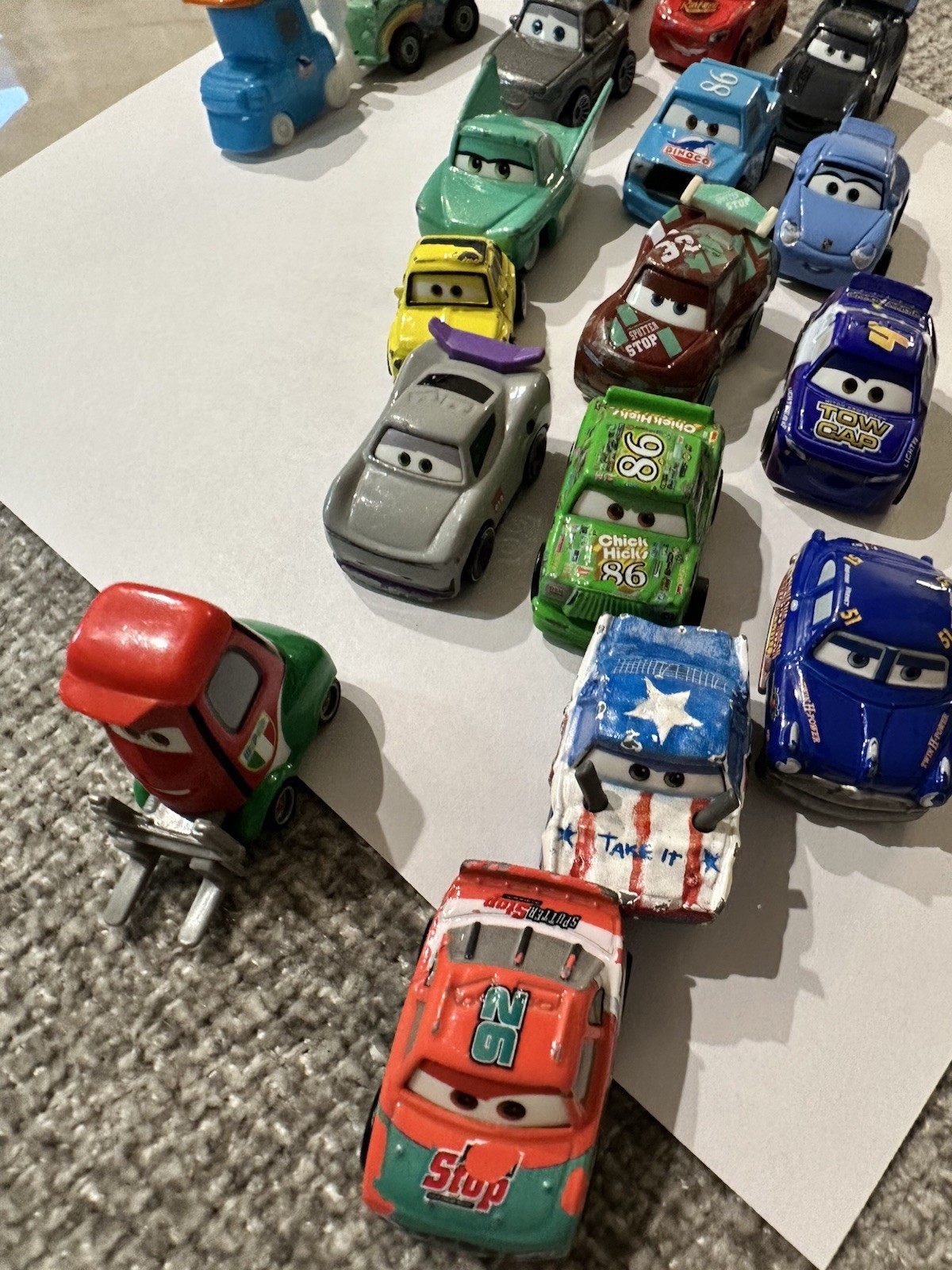 Lot of 18 Diecast Disney Pixar Cars Mini Racers