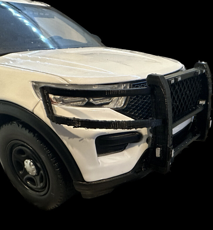 1/24 Motormax Explorer Wraparound Push Bar MESH LED Custom Police Fire Diorama