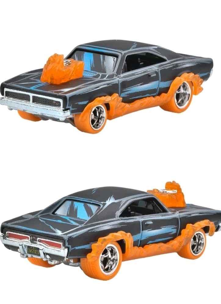 2025 Hot Wheels Premium Pop Culture Marvel Ghost Rider Charger 1:64 Diecast Car