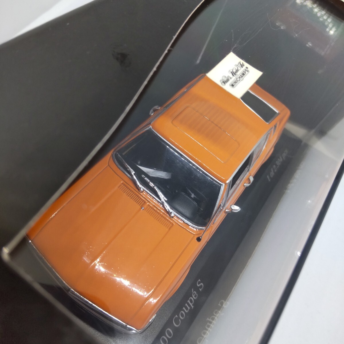 Minichamps 1/43 scale diecast car Audi 100 coupe S Orange 1969~1975 minichamps
