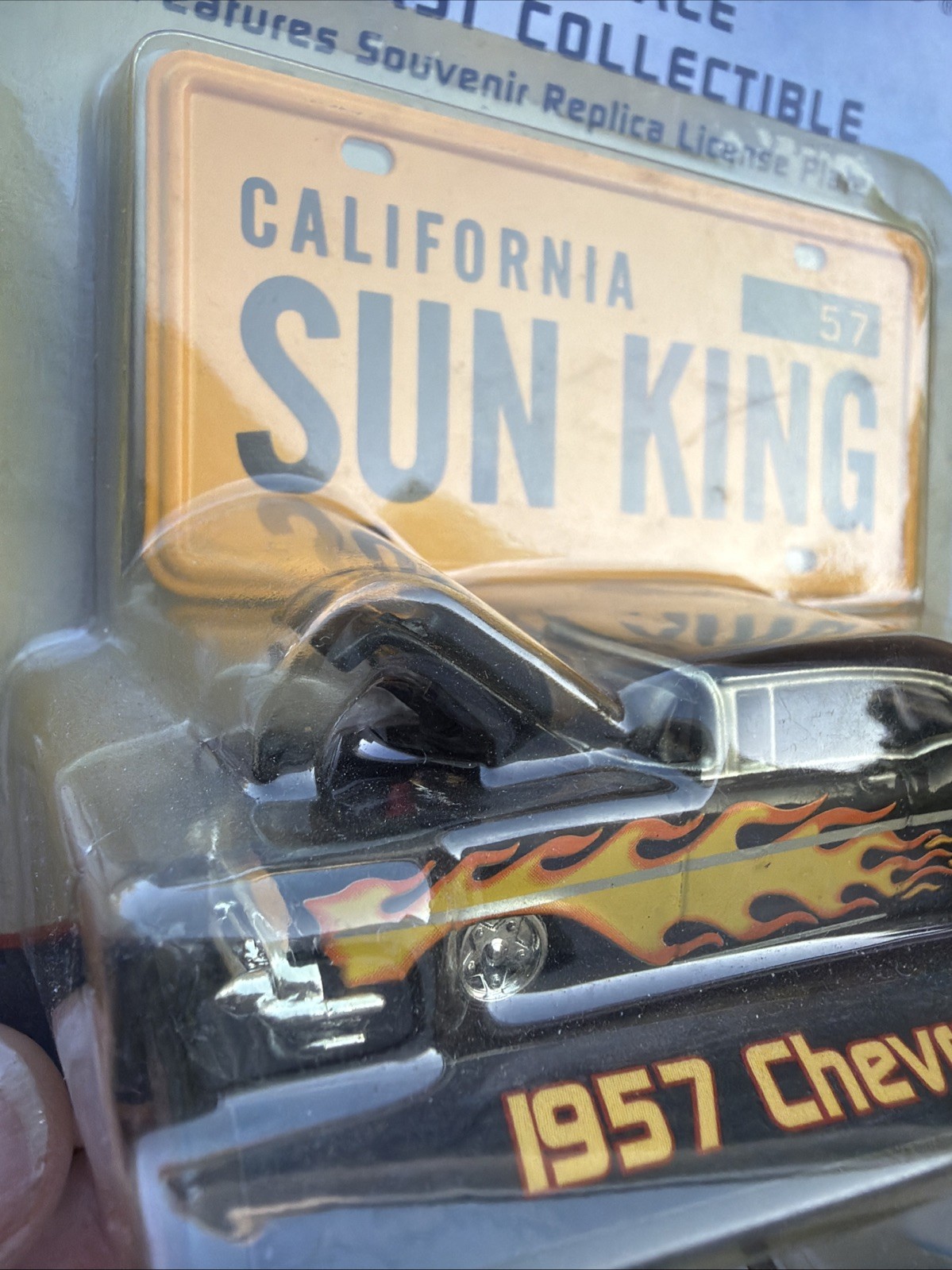 🔥1957 Chevrolet🔥Bel Air Sun🔥King Route🚨 66 1/64 Diecast Vintage