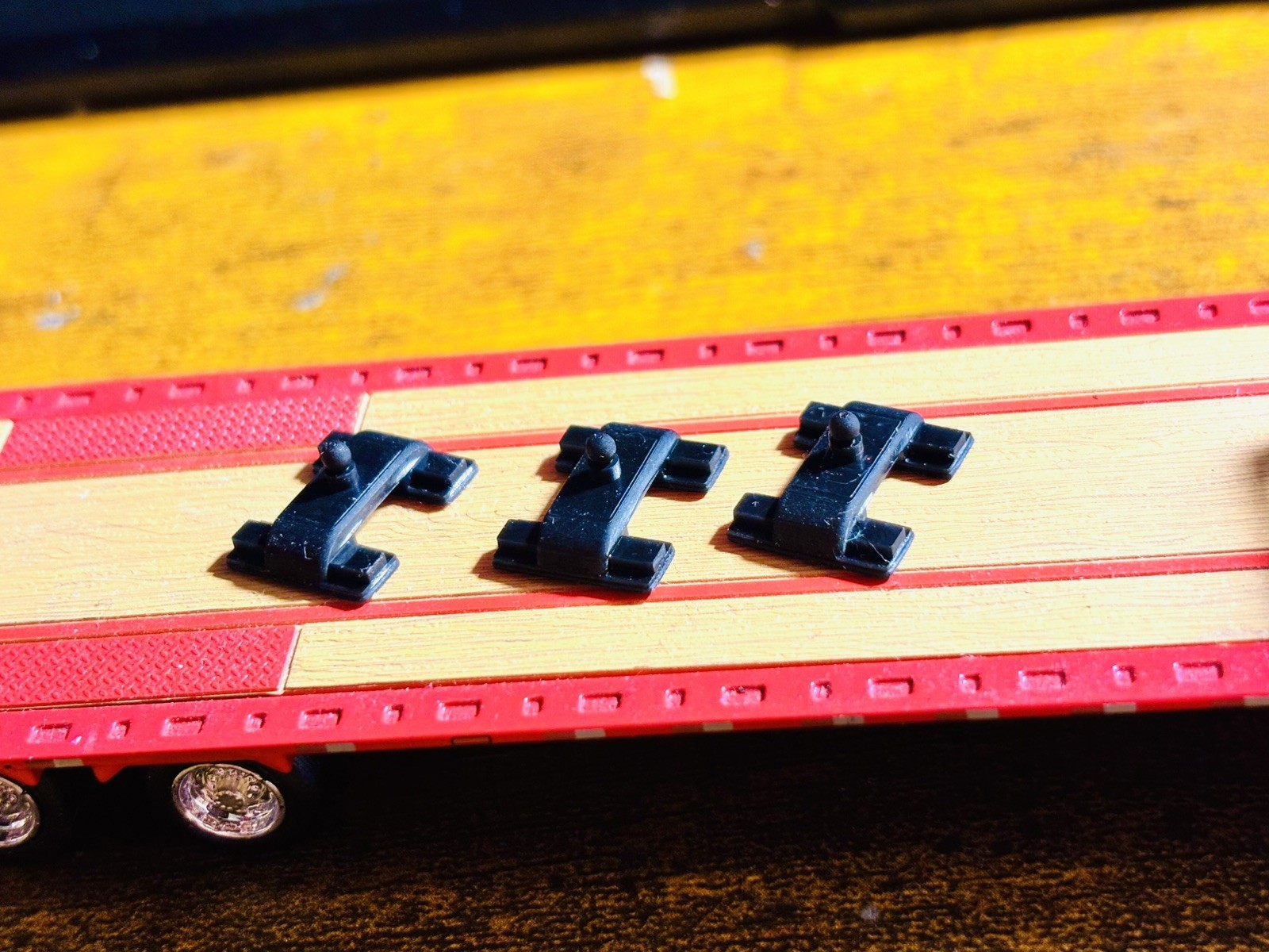 1/64 Greenlight/m2 3D Printed Ball Hitches 5th Wheel No Truck 3x In A Pack .