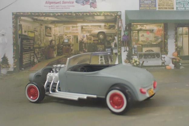 George Barris 1929 Ford Model-A Flathead V8 Emperor Roadster 1/64 Scale Ltd Ed K