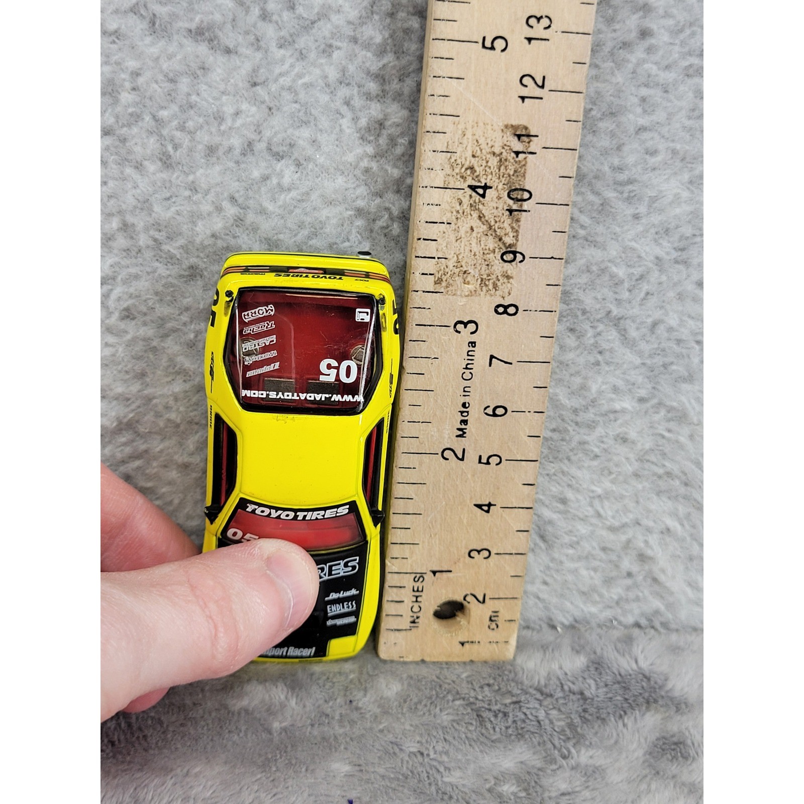 Jada Toys Import Racer Mazda RX-7 FC3S Yellow Toyo Tires 1:64 Diecast Car 05