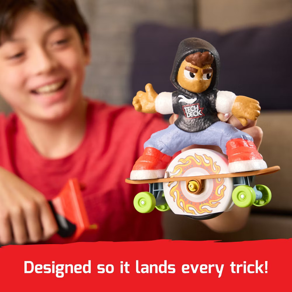 Tech Deck Crew Flywheel Toy Vehicle – Electronic Toy Skateboard