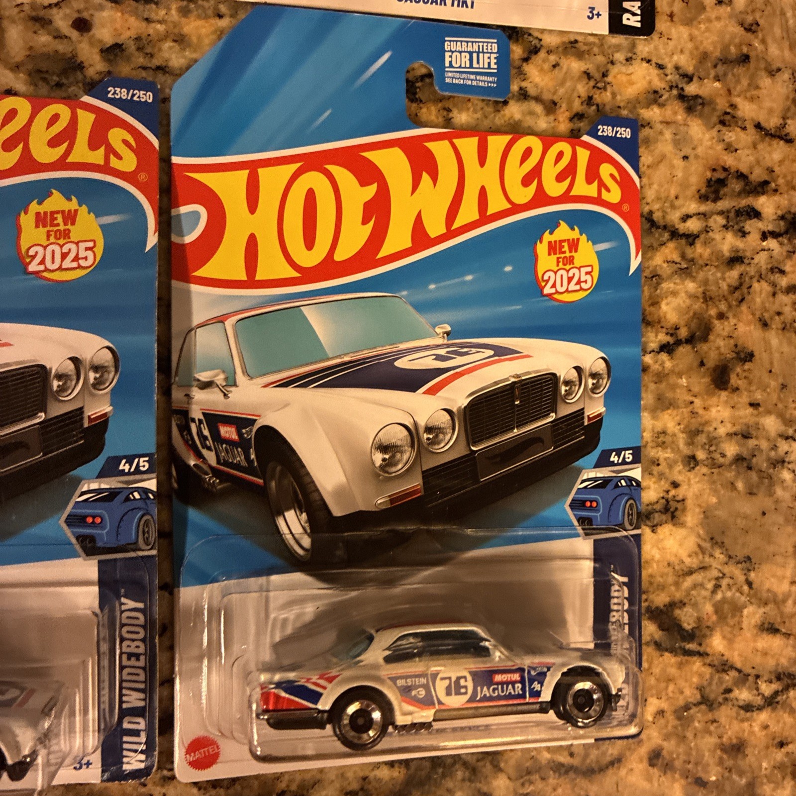 Hot Wheels 2025 White GreyJaguar XJC V12 Coupe 238/250 Wild Widebody Lot Of 4