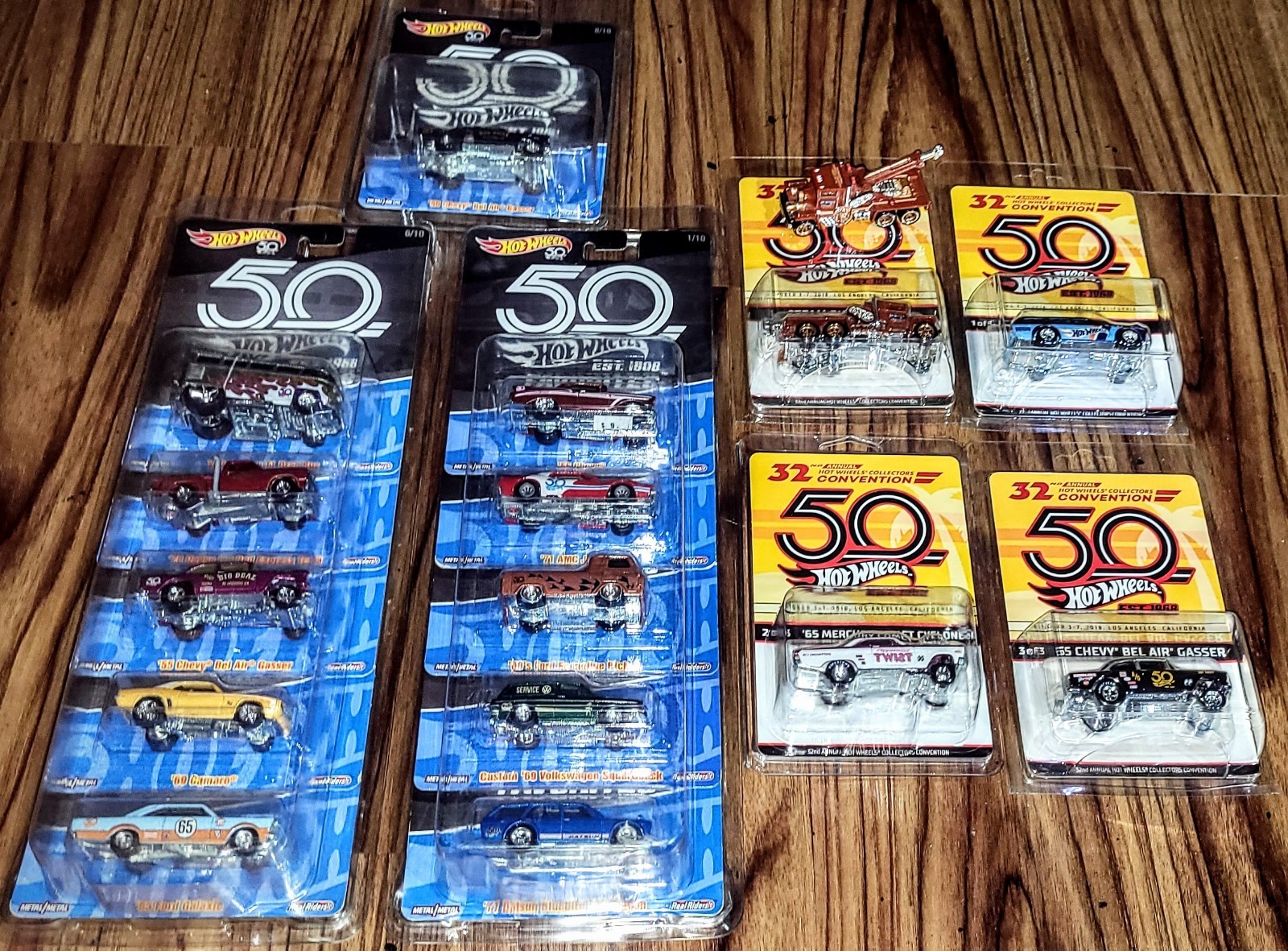 2018 Hot Wheels 32nd Annual Convention Cars/50th full Set/Loose Steampunk Lot